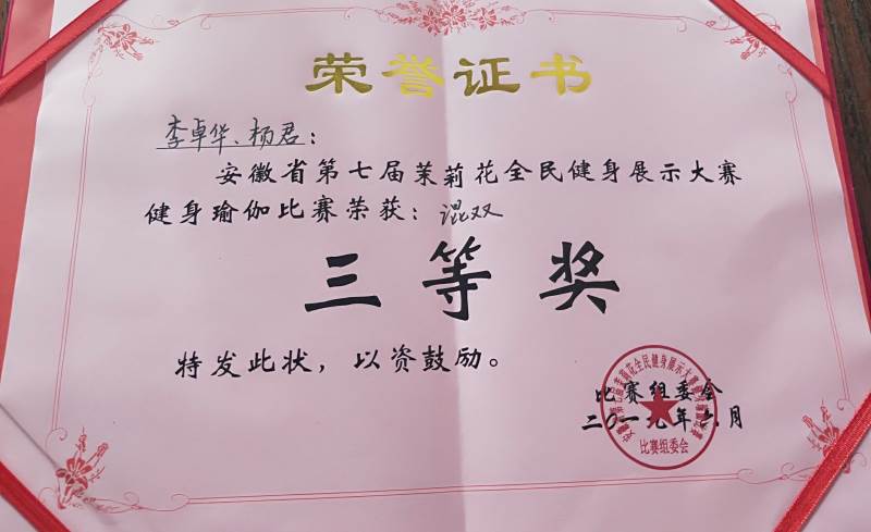 三等獎榮譽(yù)