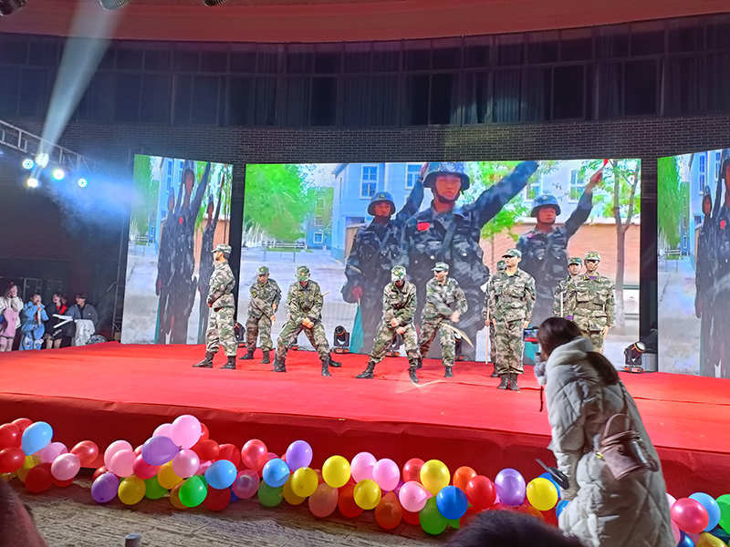 軍訓(xùn)表演
